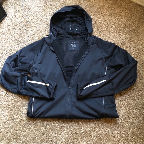 Nike Jackets & Blazers - Nike Dri-Fit Water Resistant Zip Up Jacket